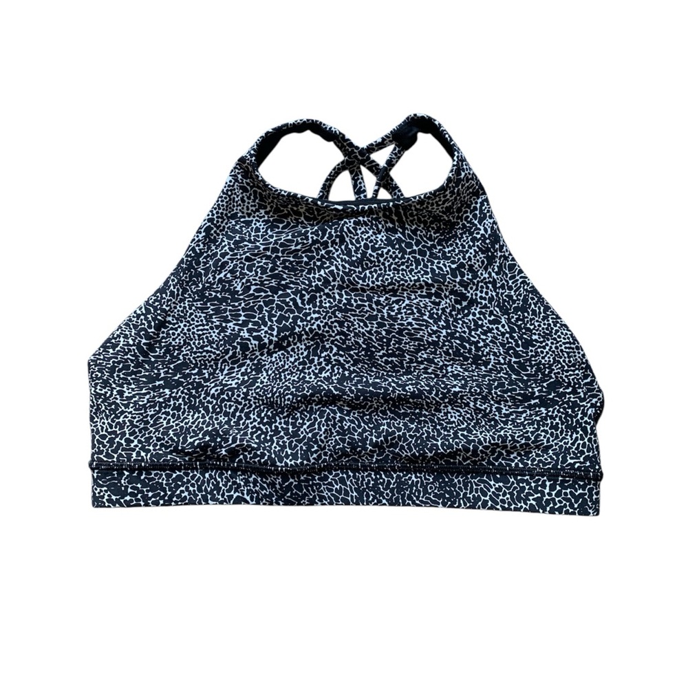 Lululemon Black and White Sports Bra 12